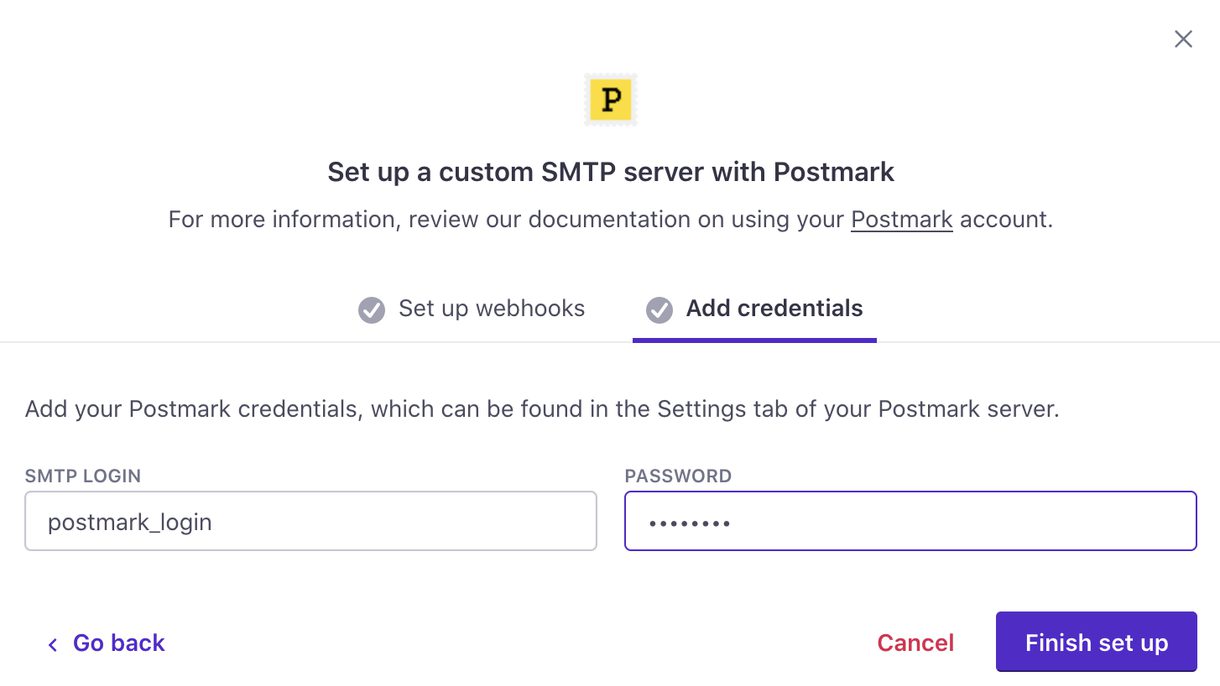 Postmark Inbox Learn more about integrating Postmark and customer.io